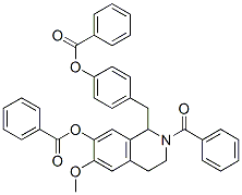 (8ci)-2-苯甲?；?1,2,3,4-四氫-1-(p-羥基芐基)-6-甲氧基-7-異羥基喹啉結構式_19442-66-1結構式