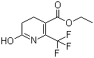 6-氧代-2-(三氟甲基)-1,4,5,6-四氫-3-吡啶羧酸乙酯結(jié)構(gòu)式_194673-12-6結(jié)構(gòu)式