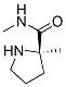 2-Pyrrolidinecarboxamide,n,2-dimethyl-,(r)-(9ci) Structure,194802-75-0Structure