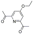 (9ci)-1,1-(4-乙氧基-2,6-吡啶二基)雙-乙酮結(jié)構(gòu)式_195967-09-0結(jié)構(gòu)式