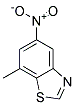 Benzothiazole, 7-methyl-5-nitro-(9ci) Structure,196205-27-3Structure