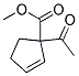 (9ci)-1-乙?；?2-環(huán)戊烯-1-羧酸甲酯結(jié)構(gòu)式_199123-49-4結(jié)構(gòu)式