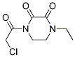 (9ci)-1-(氯乙?；?-4-乙基-2,3-哌嗪二酮結(jié)構(gòu)式_199387-10-5結(jié)構(gòu)式