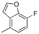 Benzofuran, 7-fluoro-4-methyl-(9ci) Structure,199391-57-6Structure