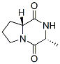 (3R-反式)-(8CI,9CI)-六氫-3-甲基吡咯并[1,2-a]吡嗪-1,4-二酮結構式_19943-28-3結構式
