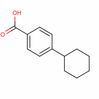 4-環(huán)己基苯甲酸結(jié)構(gòu)式_20029-52-1結(jié)構(gòu)式