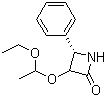 (3R,4s)-3-(1-乙氧基乙氧基)-4-苯基-2-氮雜啶酮結(jié)構(gòu)式_201856-48-6結(jié)構(gòu)式