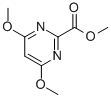 2-Pyrimidinecarboxylic acid, 4,6-dimethoxy-, methyl ester (9ci) Structure,202350-72-9Structure