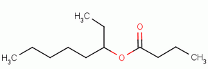 1-乙基己基丁酸酯結(jié)構(gòu)式_20286-45-7結(jié)構(gòu)式