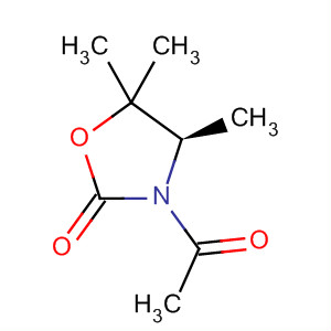 (r)-(9ci)-3-乙?；?4,5,5-三甲基-2-噁唑烷酮結(jié)構(gòu)式_202920-37-4結(jié)構(gòu)式