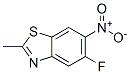 Benzothiazole, 5-fluoro-2-methyl-6-nitro-(9ci) Structure,203340-21-0Structure
