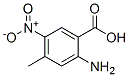 Benzoic acid, 2-amino-4-methyl-5-nitro-(9ci) Structure,204254-68-2Structure
