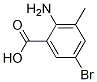 2-Amino-5-bromo-3-methylbenzoic acid Structure,206548-13-2Structure