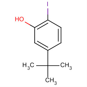 5-叔丁基-2-碘苯酚結(jié)構(gòu)式_20942-70-5結(jié)構(gòu)式