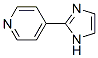 4-(1H-2-咪唑)-吡啶結(jié)構(gòu)式_21202-42-6結(jié)構(gòu)式
