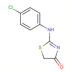 2-[(4-氯苯基)氨基]-4(5h)-噻唑酮結(jié)構(gòu)式_21262-23-7結(jié)構(gòu)式