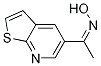 1-(噻吩并[2,3-b]吡啶-5-基)乙酮肟結(jié)構(gòu)式_21344-44-5結(jié)構(gòu)式