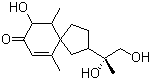 3,11,12-三羥基螺旋菌-1(10)-烯-2-酮結(jié)構(gòu)式_220328-03-0結(jié)構(gòu)式