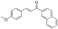 3-(4-甲氧基苯基)-1-(2-萘)-2-丙烯-1-酮結構式_22359-67-7結構式