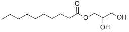 Decanoic acid 2,3-dihydroxypropyl ester Structure,2277-23-8Structure