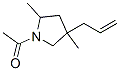 (9CI)-1-乙?；?2,4-二甲基-4-(2-丙烯基)-吡咯烷結(jié)構(gòu)式_228099-00-1結(jié)構(gòu)式