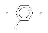 2,5-二氟氯苯結(jié)構(gòu)式_2367-91-1結(jié)構(gòu)式