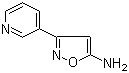3-(3-吡啶基)-5-異惡唑胺結(jié)構(gòu)式_23821-38-7結(jié)構(gòu)式
