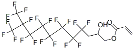 3-(全氟-7-甲基辛基)-2-羥基丙烯酸丙酯結(jié)構(gòu)式_24407-09-8結(jié)構(gòu)式