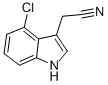4-氯吲哚-3-乙腈結(jié)構(gòu)式_2447-15-6結(jié)構(gòu)式