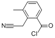 Benzoyl chloride, 2-(cyanomethyl)-3-methyl-(8ci) Structure,24633-71-4Structure