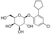 4-氯-2-環(huán)戊基苯基-beta-d-吡喃葡糖結(jié)構(gòu)式_24718-43-2結(jié)構(gòu)式