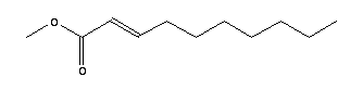 2-癸酸甲酯結構式_2482-39-5結構式