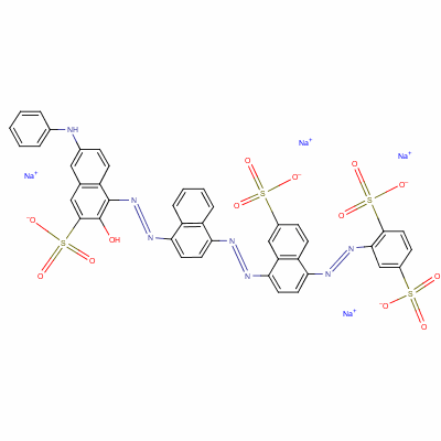 2-[[4-[[4-[[1-羥基-6-( 苯基氨基)-3-硫-2-萘]氮雜]-1-萘]氮雜]-6-硫-1-萘]氮雜]-1,4-苯二磺酸四鈉結(jié)構(gòu)式_2503-73-3結(jié)構(gòu)式