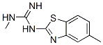 (8ci)-1-甲基-3-(5-甲基-2-苯并噻唑)-胍結構式_25039-65-0結構式