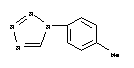 1-(4-甲基苯基)-1H-四唑結(jié)構(gòu)式_25109-04-0結(jié)構(gòu)式
