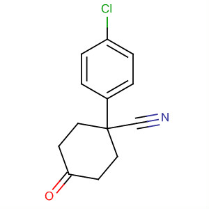 1-(4-氯苯基)-4-氧代環(huán)己烷甲腈結(jié)構(gòu)式_25115-75-7結(jié)構(gòu)式