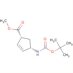 (1R-4S)-4-[[(1,1-二甲基乙氧基)羰基]氨基]- 2-環(huán)戊烯-1-羧酸甲酯結(jié)構(gòu)式_251326-99-5結(jié)構(gòu)式