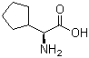 L-環(huán)戊基甘氨酸結(jié)構(gòu)式_2521-84-8結(jié)構(gòu)式
