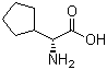 D-環(huán)戊基甘氨酸結(jié)構(gòu)式_2521-86-0結(jié)構(gòu)式