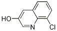 8-氯喹啉-3-醇結(jié)構(gòu)式_25369-39-5結(jié)構(gòu)式