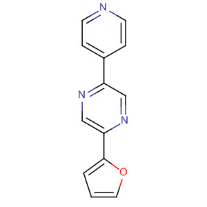 2-(呋喃-2-基)-5-(吡啶-4-基)吡嗪結(jié)構(gòu)式_259807-63-1結(jié)構(gòu)式