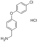 (4-(4-氯苯氧基)苯基)甲胺鹽酸鹽結(jié)構(gòu)式_262862-71-5結(jié)構(gòu)式