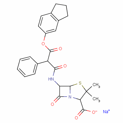 卡茚西林結構式_26605-69-6結構式