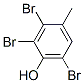 2,3,6-三溴-4-甲基苯酚結(jié)構(gòu)式_26776-51-9結(jié)構(gòu)式