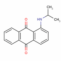 1-(異丙基氨基)蒽醌結(jié)構(gòu)式_27354-18-3結(jié)構(gòu)式