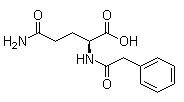 N-苯乙?；?L-谷氨酰胺結(jié)構(gòu)式_28047-15-6結(jié)構(gòu)式