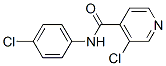 3-氯-N-(4-氯苯基)-4-吡啶羧胺結(jié)構(gòu)式_280556-78-7結(jié)構(gòu)式