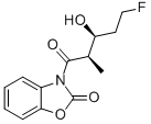 3-((2R,3s)-5-氟-3-羥基-2-甲基戊?；?苯并[d]噁唑-2(3h)-酮結(jié)構(gòu)式_287398-91-8結(jié)構(gòu)式
