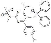 N-[5-(二苯基膦酰甲基)-4-(4-氟苯基)-6-異丙基嘧啶-2-基]-N-甲基甲磺酰胺結構式_289042-10-0結構式