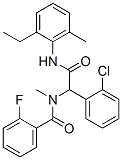 (9ci)-2-氯-n-(2-乙基-6-甲基苯基)-alpha-[(2-氟苯甲酰基)甲基氨基]-苯乙酰胺結(jié)構(gòu)式_293763-37-8結(jié)構(gòu)式